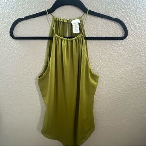 H&M Lime Green Halter bodysuit
